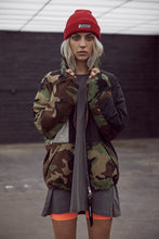 Load image into Gallery viewer, M93 track jacket / camo + smog grey + black